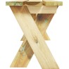 vidaXL Ławka ogrodowa, 110 cm, impregnowane drewno sosnowe
