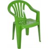 Ołer Garden Krzesło ogrodowe plastikowe limonkowe Cyrkon