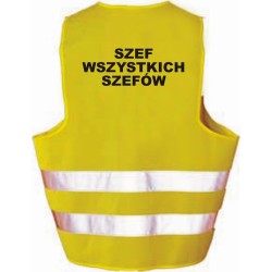libres Kamizelka Odblaskowa Imprez Szef Wszystkich Szefów