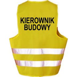 libres Kamizelka Odblaskowa Ostrzegawcza Kierownik Budowy