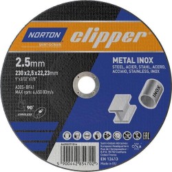 Norton Clipper Tarcza do cięcia metali i Inox