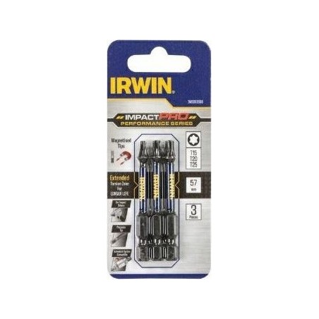 Irwin IRWIN KOŃCÓWKI UDAROWE KPL. 3szt. 50 MM T15, T20, T25