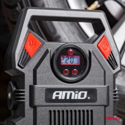 Kompresor samochodowy AMiO Kompresor samochodowy cyfrowy z LED 12V ACOMP-17