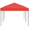 vidaXL Składany namiot imprezowy, czerwony, 3x6 m