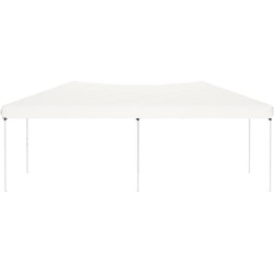 vidaXL Składany namiot imprezowy, biały, 3x6 m