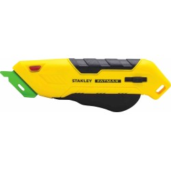 Stanley Nóż bezpieczny wysuwany z ogranicznikiem 4 ostrza dla praworęcznych (10363-FMHT-0)