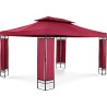 Uniprodo Pawilon ogrodowy altana namiot składany 3 x 4 x 2.6 m czerwone wino Pawilon ogrodowy altana namiot składany 3 x 4 x 2,6