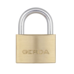 Gerda Kłódka mosiężna 60mm + 3 klucze (KMP60)
