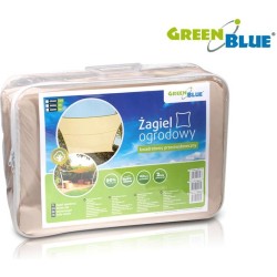 GreenBlue Żagiel ogrodowy zacieniacz UV poliester 3,6m kwadrat (GB503)
