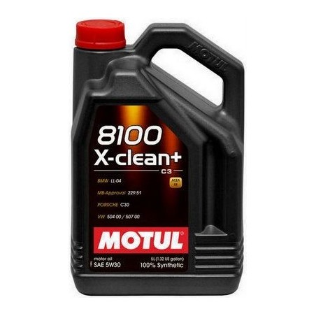 Motul Olej silnikowy 8100 X-Clean + syntetyczny 5W-30 5L