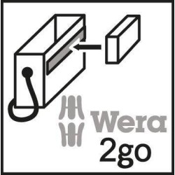 Wera WERA Belt C 2 Zyklop Bitnuss- Satz Innensechskant mit Haltefun