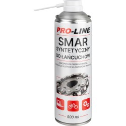 GSG24 Syntetyczny smar do łańcuchów PRO-LINE spray 500ml Syntetyczny smar do łańcuchów PRO-LINE spray 500ml