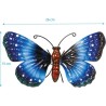 Saska Garden Motyl dekoracyjny 26cm niebieski