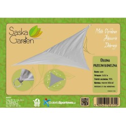 Saska Garden Żagiel przeciwsłoneczny ogrodowy trójkątny 2x2x2m szary