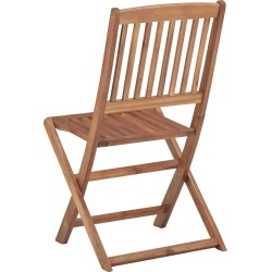 vidaXL Składane krzesła ogrodowe 6 szt., lite drewno akacjowe