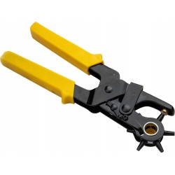 Deli Szczypce obrotowe do otworów Deli Tools EDL1919, 9" (żółte)
