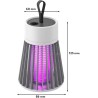 Alogy Lampa owadobójcza LED UV na owady insekty Alogy Outdoor Mosquito Lamp
