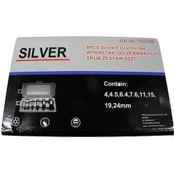 Silver WYKRĘTAKI KPL 8cz./SILVER EX10708